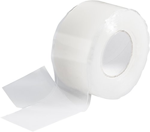 Poppstar - Cinta de silicona de autofusión, 1 x 3 m, ideal como cinta de reparación, cinta aislante y cinta de sellado (estanca, hermética), 25mm de ancho, color transparente