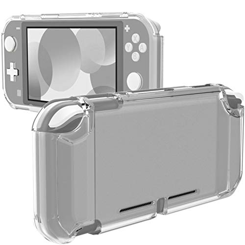 MoKo Funda Compatible con Nintendo Switch Lite, Cubierta Protectora Antideslizante de TPU Duradera Transparente Antihuellas Esmerilada para Consola Nintendo Switch Lite 2019 - Gris