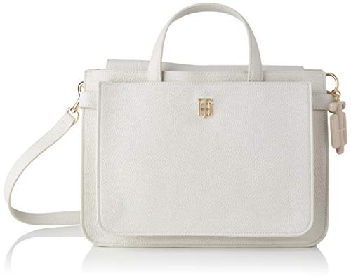 Tommy Hilfiger TH Soft, Bolso para Mujer, White Dove, One Size