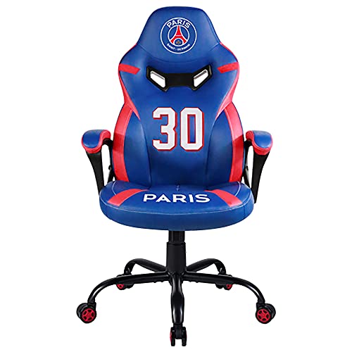 - PSG - Paris Saint Germain - Silla gaming junior - asiento gamer para escritorio - sillon de oficina - Licencia oficial (Windows 8)