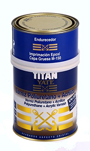 TITAN - Barniz poliuretano + acrilico satinado750ml